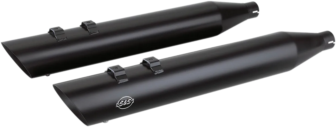 S&S Cycle 550-0695 4in. Touring Slip-On - Chrome