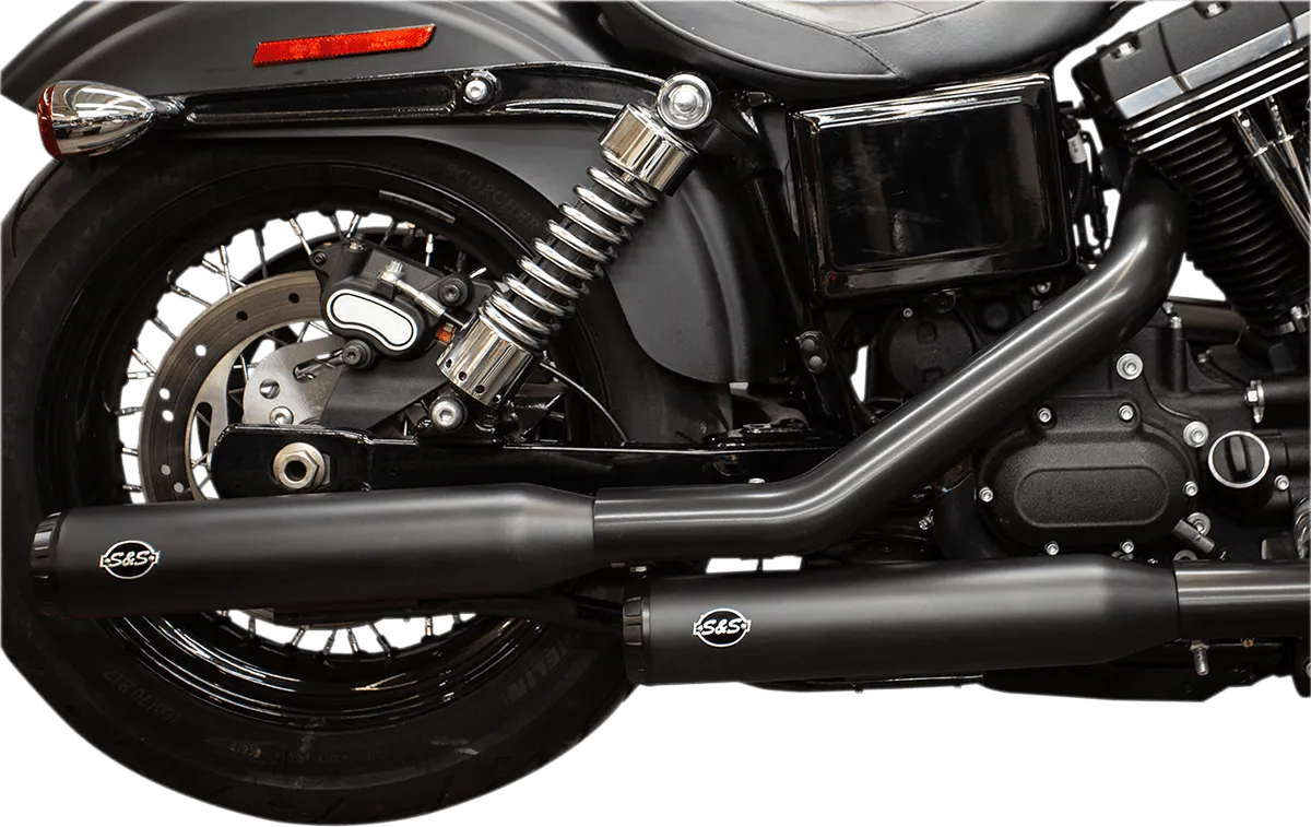 S&S Cycle 550-0723 Grand National Slip-On Mufflers - Chrome
