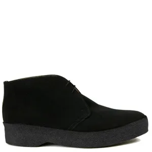 Sanders Hi Top Suede Chukka Boot Black