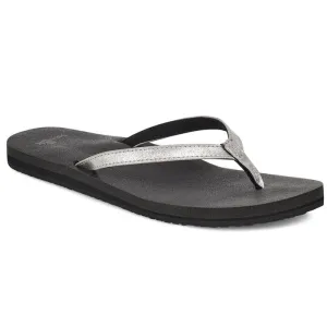 Sanuk Womens Yoga Joy Shimmer Metallic Sandal
