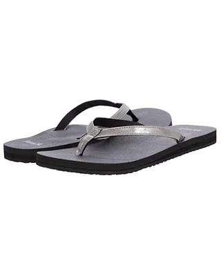 Sanuk Womens Yoga Joy Shimmer Metallic Sandal