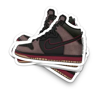 SB Dunk High "Blood Slayer" Sneaker Sticker