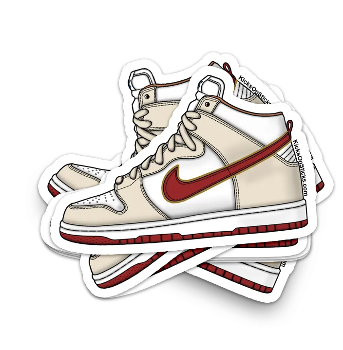 SB Dunk High "Phillies" Sneaker Sticker