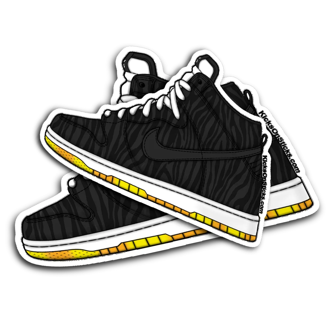 SB Dunk High "Skunk 2016" Sneaker Sticker