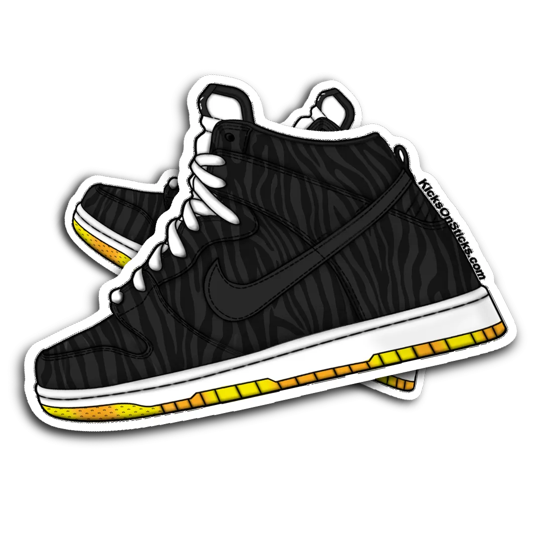 SB Dunk High "Skunk 2016" Sneaker Sticker