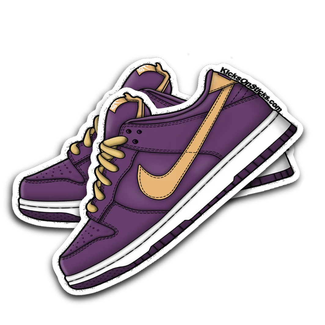 SB Dunk Low "Crown Purple" Sneaker Sticker