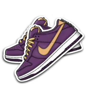 SB Dunk Low "Crown Purple" Sneaker Sticker