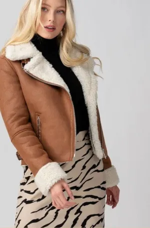 Sherpa Vegan Aviator Jacket