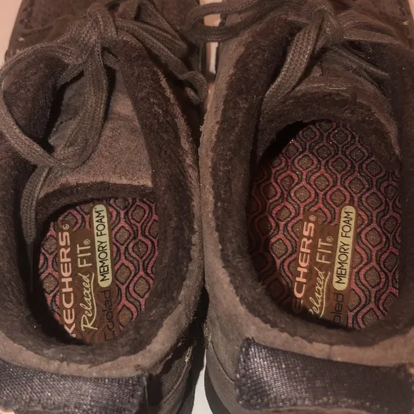 Skechers Women’s Chocolate Brown Bikers-Lineage Leather Suede Chukka Boots