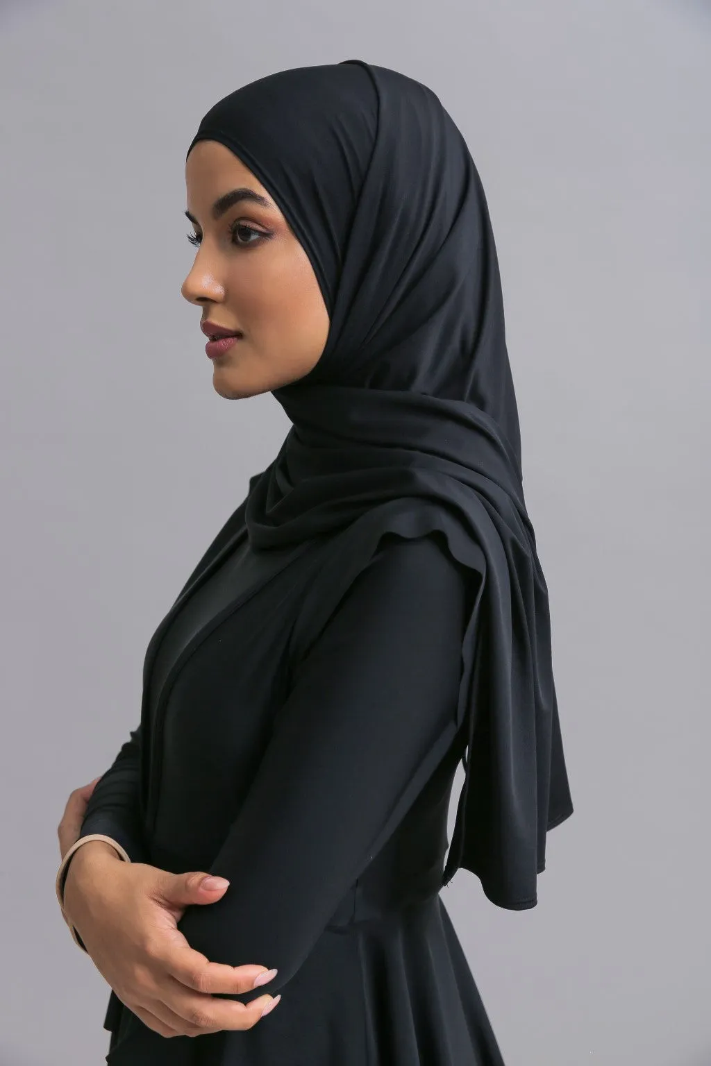 Slip on Scarf - Black