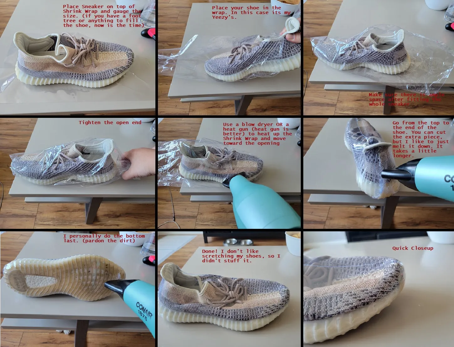 Sneaker & Shoe Shrink Wrap by EZB
