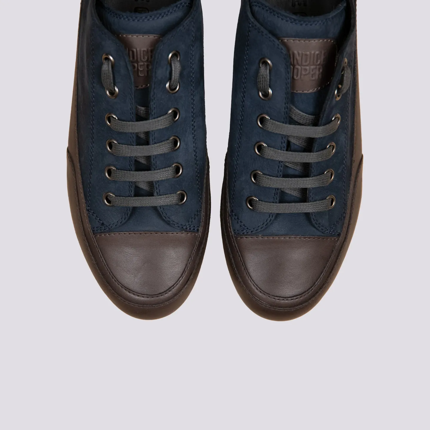Sneaker ROCK in camoscio blu