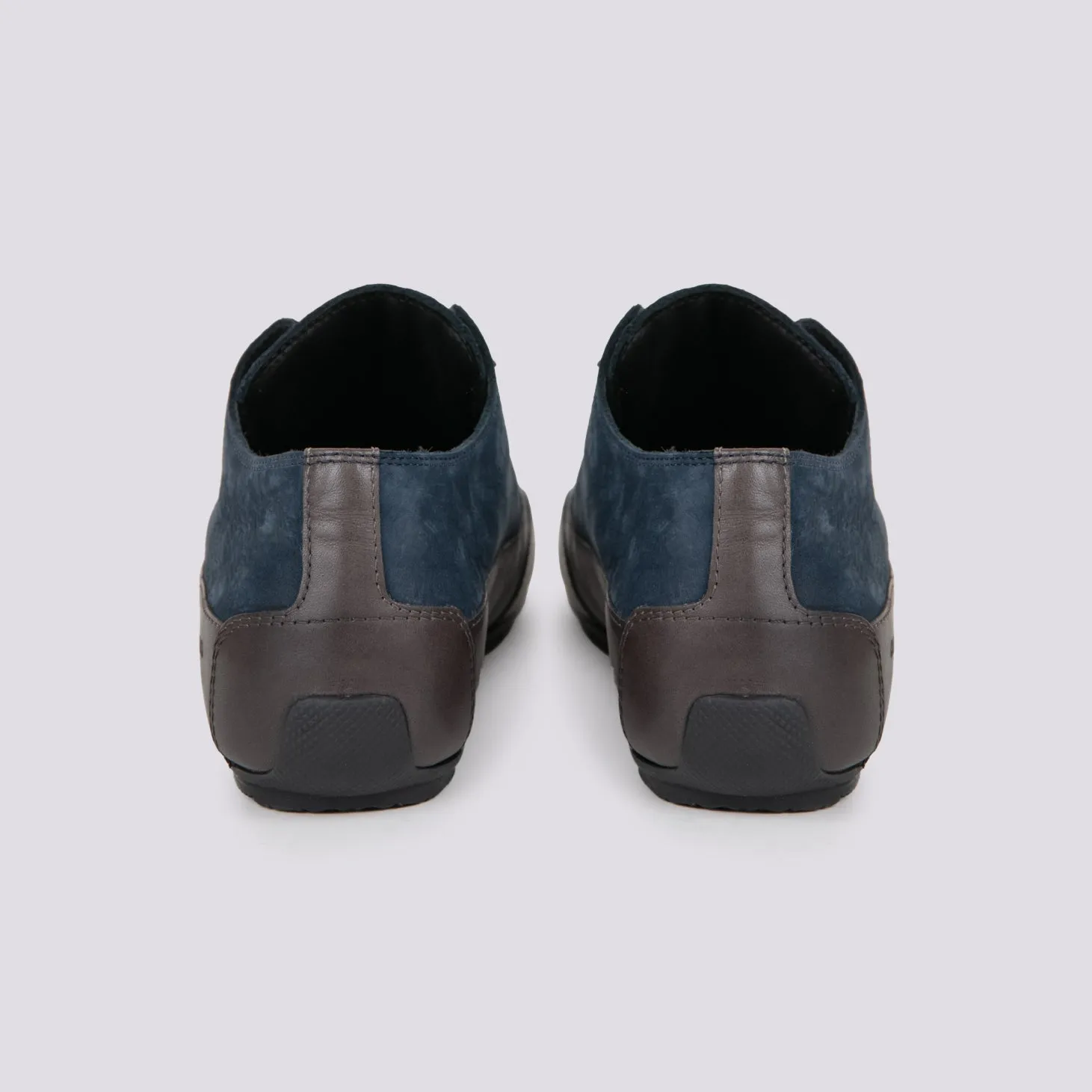 Sneaker ROCK in camoscio blu