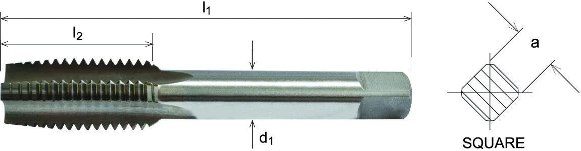 SOMTA - Series 501 HSS Metric Tap M3.5 x 0.6 Intermediate