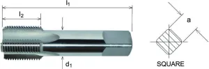 SOMTA - Series 571 HSS BSP-G Tap 1" Taper - Parallel Pipe Tap