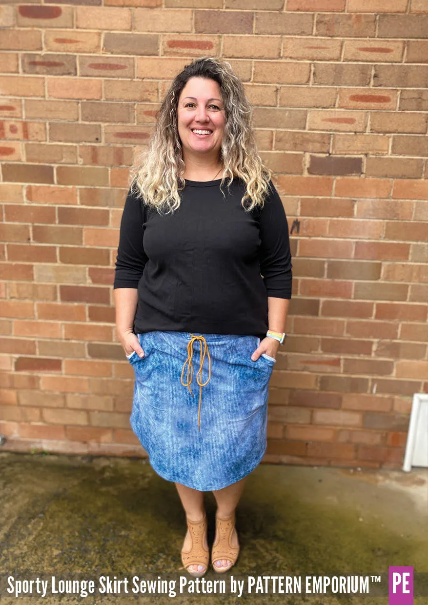 Sporty Lounge Skirt | Sewing Pattern