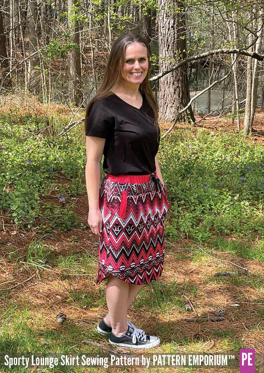 Sporty Lounge Skirt | Sewing Pattern