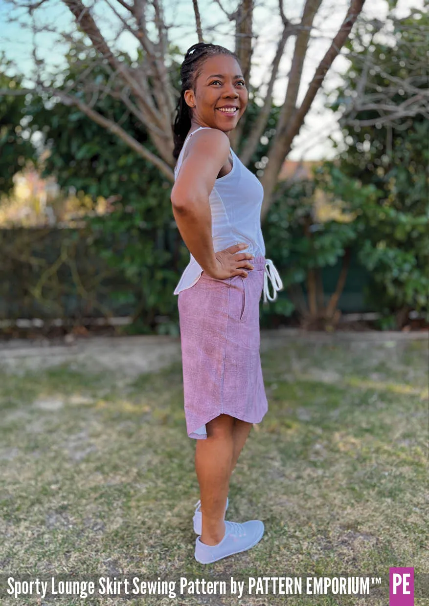 Sporty Lounge Skirt | Sewing Pattern