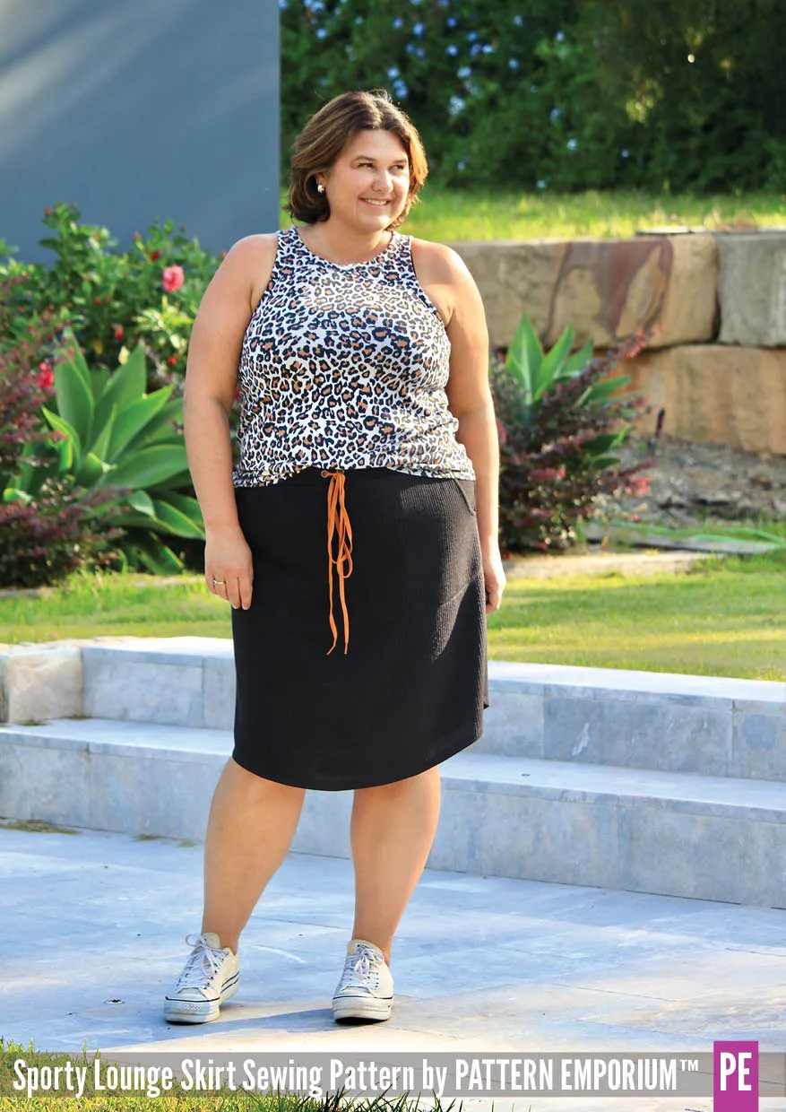 Sporty Lounge Skirt | Sewing Pattern
