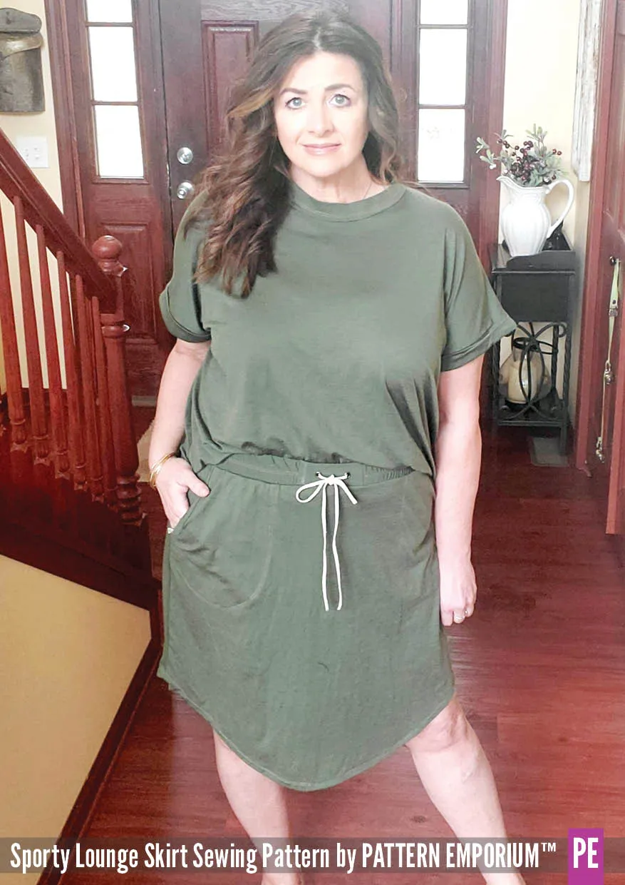 Sporty Lounge Skirt | Sewing Pattern