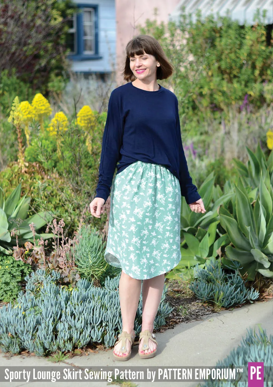 Sporty Lounge Skirt | Sewing Pattern