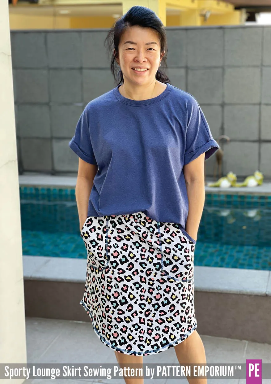 Sporty Lounge Skirt | Sewing Pattern