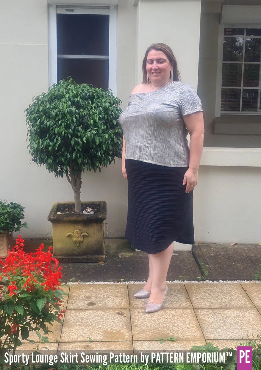 Sporty Lounge Skirt | Sewing Pattern