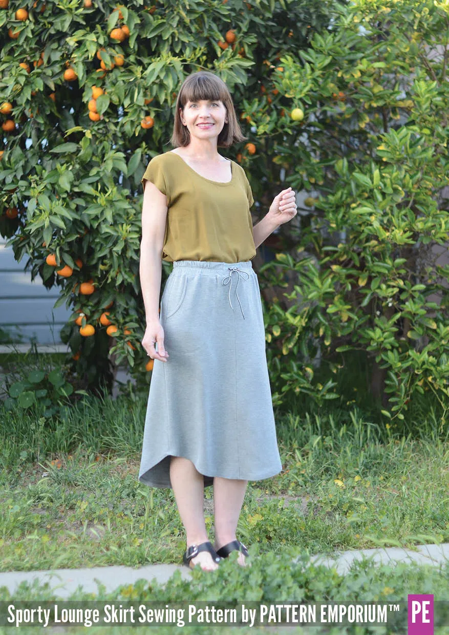 Sporty Lounge Skirt | Sewing Pattern