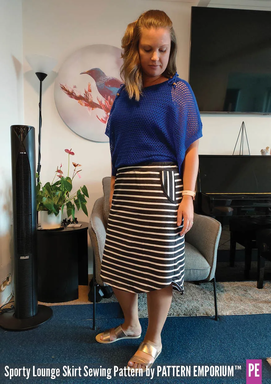 Sporty Lounge Skirt | Sewing Pattern