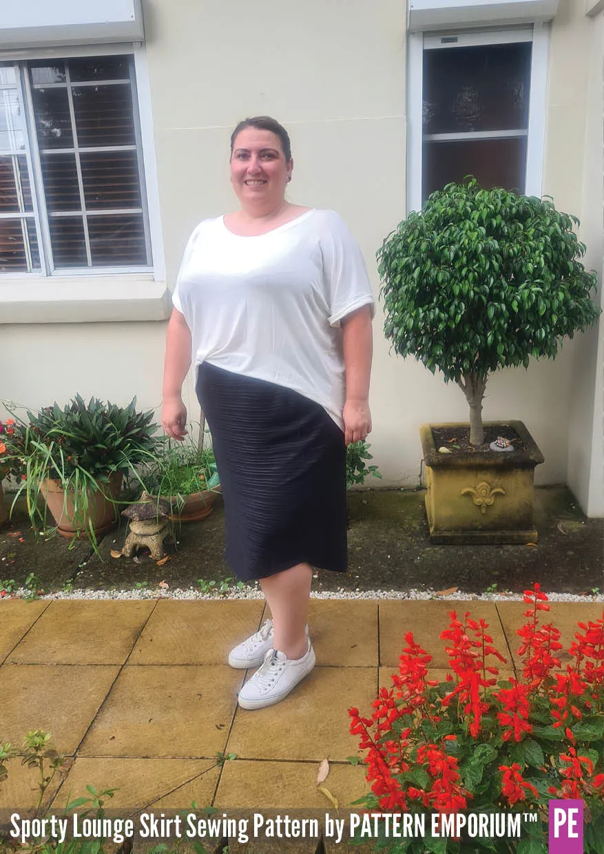 Sporty Lounge Skirt | Sewing Pattern