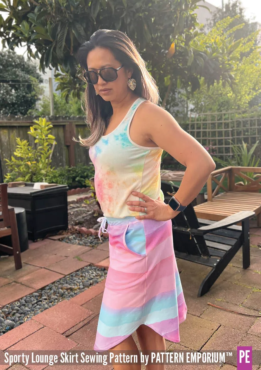 Sporty Lounge Skirt | Sewing Pattern