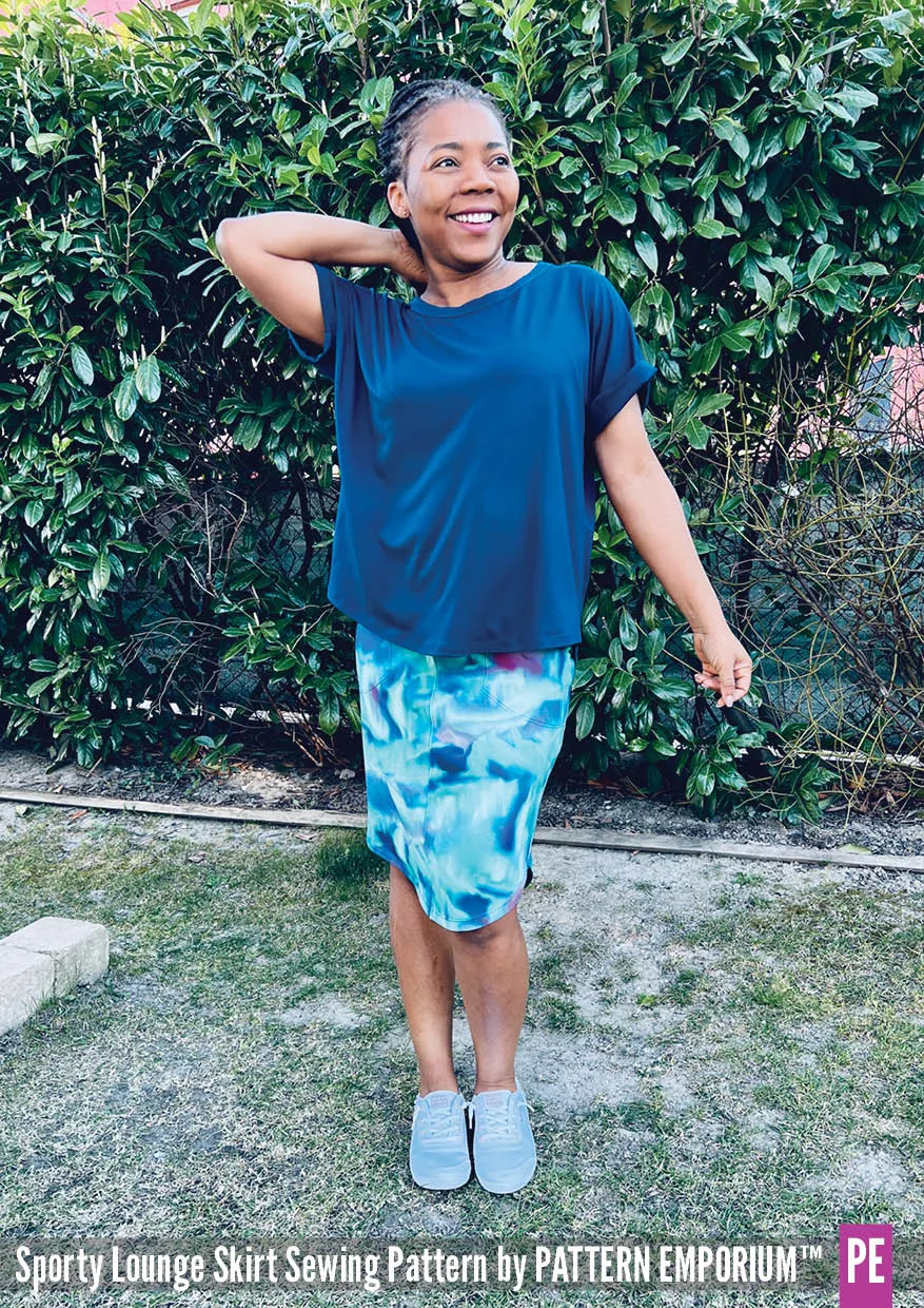 Sporty Lounge Skirt | Sewing Pattern