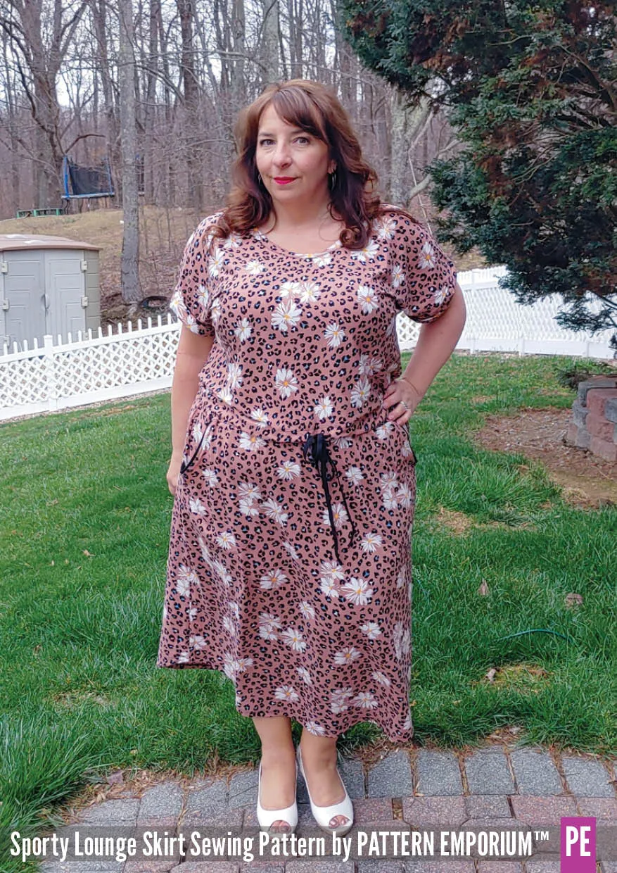 Sporty Lounge Skirt | Sewing Pattern