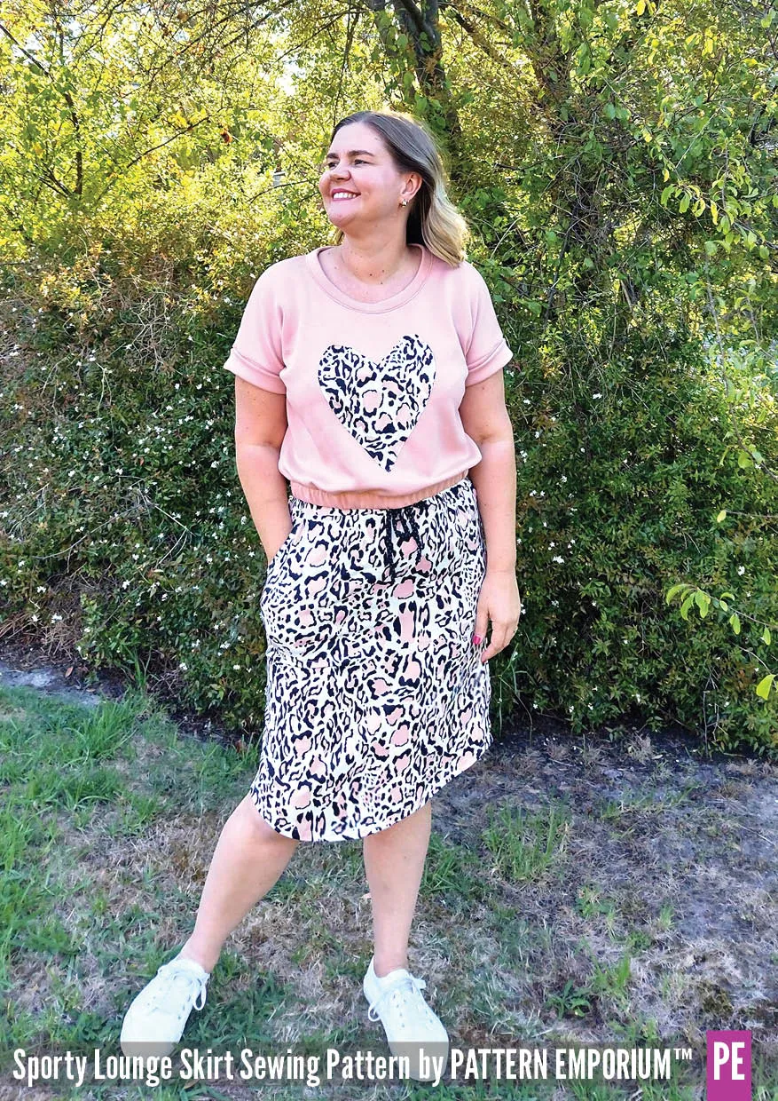 Sporty Lounge Skirt | Sewing Pattern
