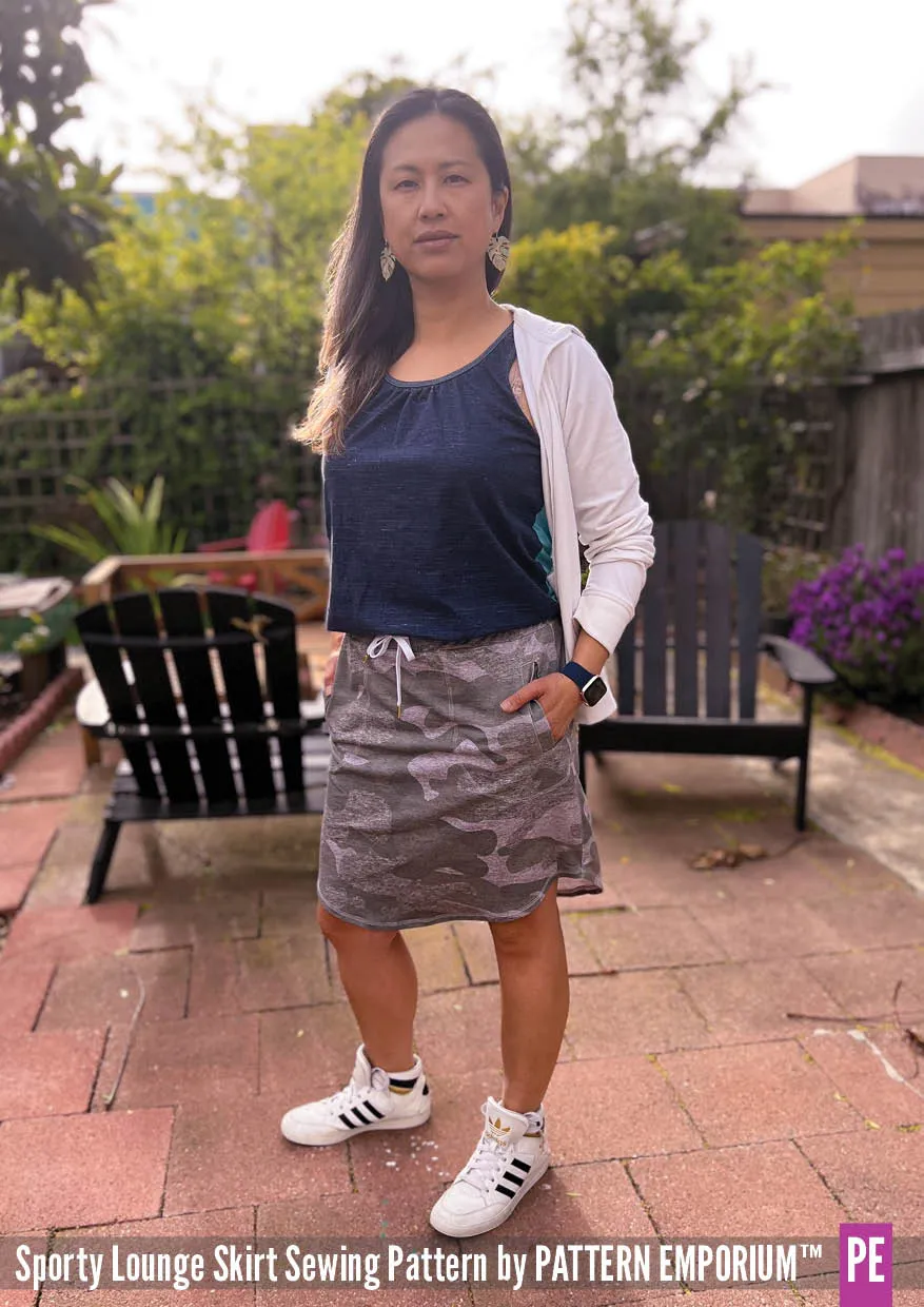 Sporty Lounge Skirt | Sewing Pattern