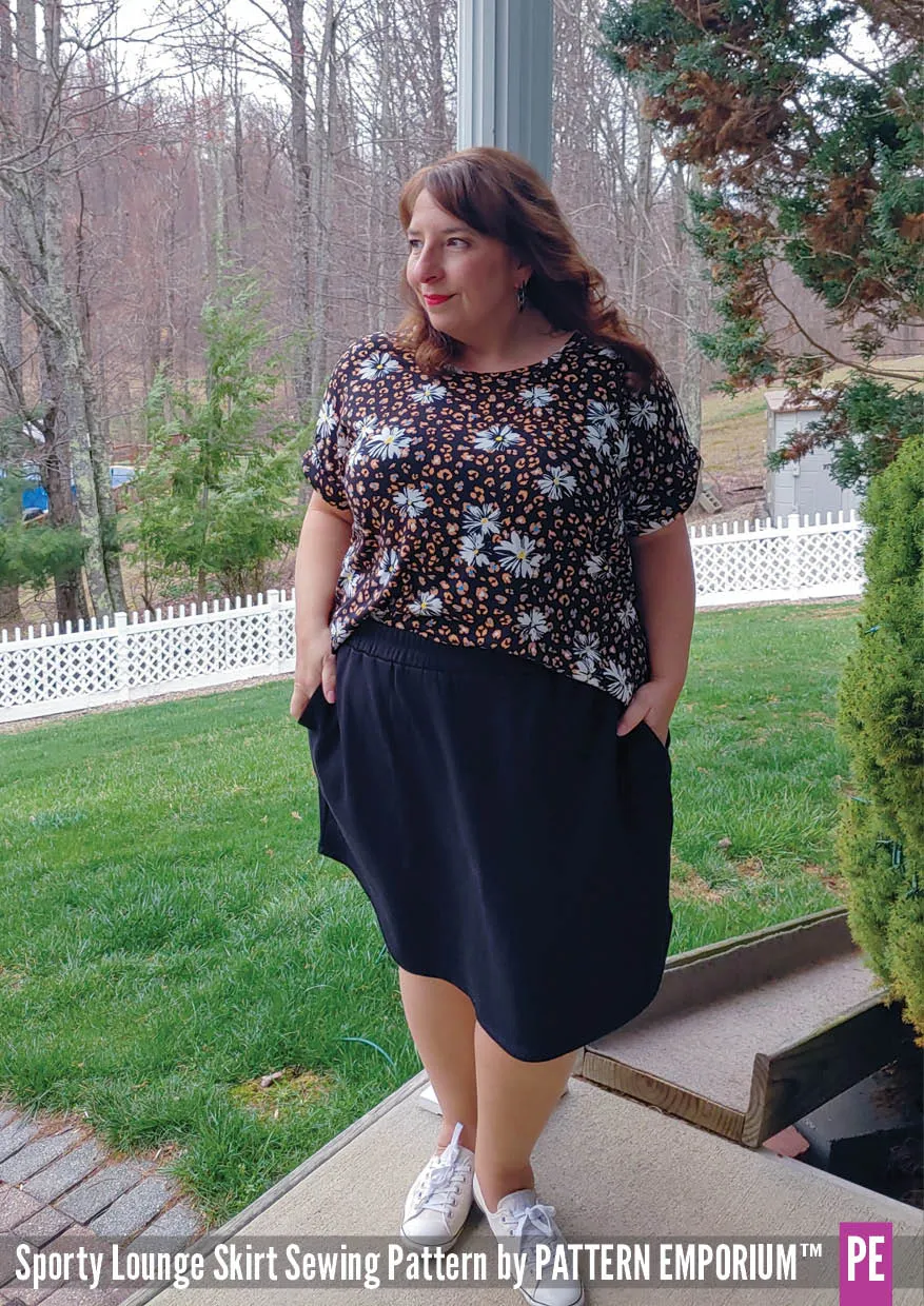 Sporty Lounge Skirt | Sewing Pattern