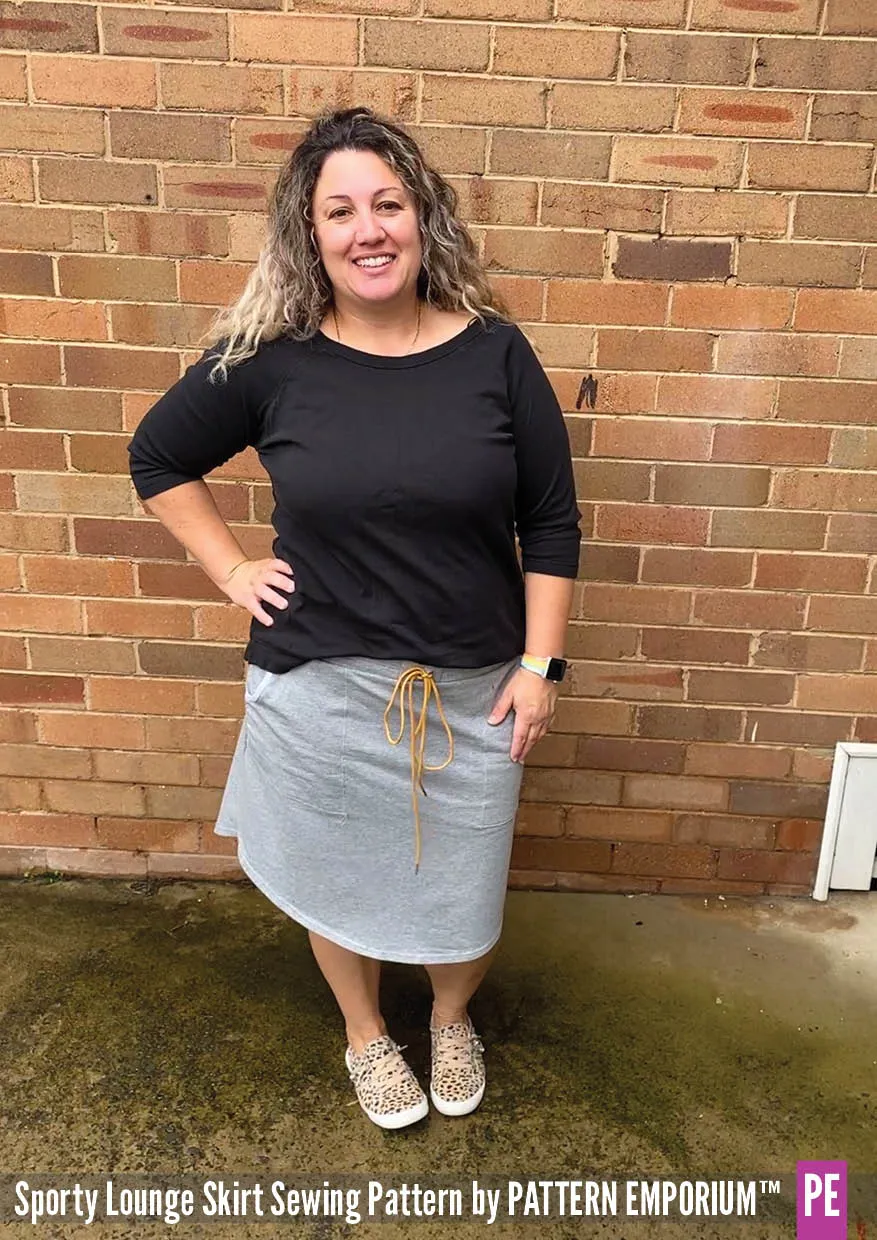 Sporty Lounge Skirt | Sewing Pattern