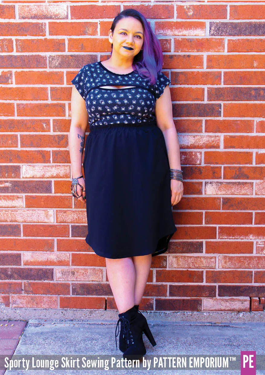 Sporty Lounge Skirt | Sewing Pattern