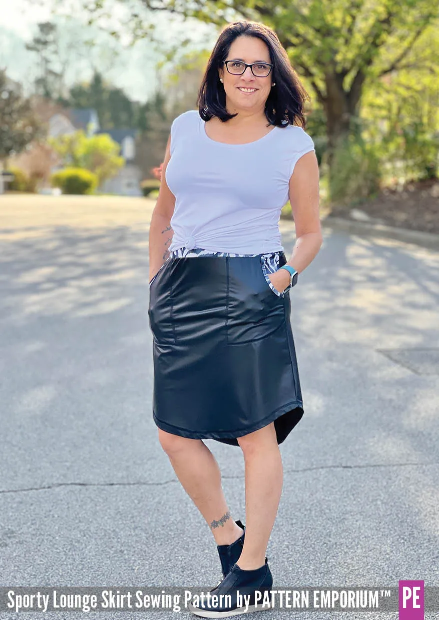 Sporty Lounge Skirt | Sewing Pattern