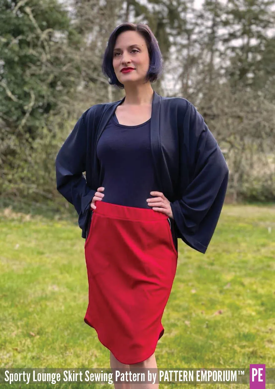 Sporty Lounge Skirt | Sewing Pattern