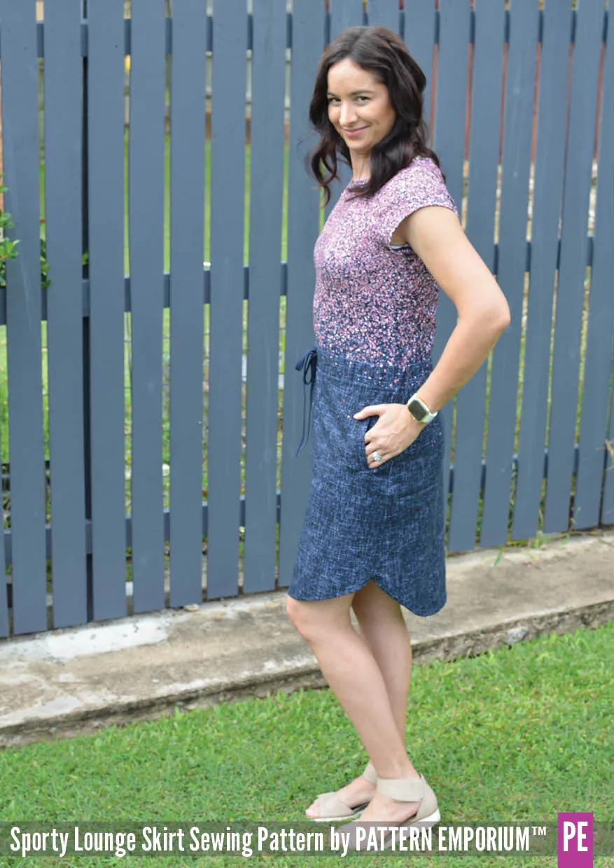 Sporty Lounge Skirt | Sewing Pattern