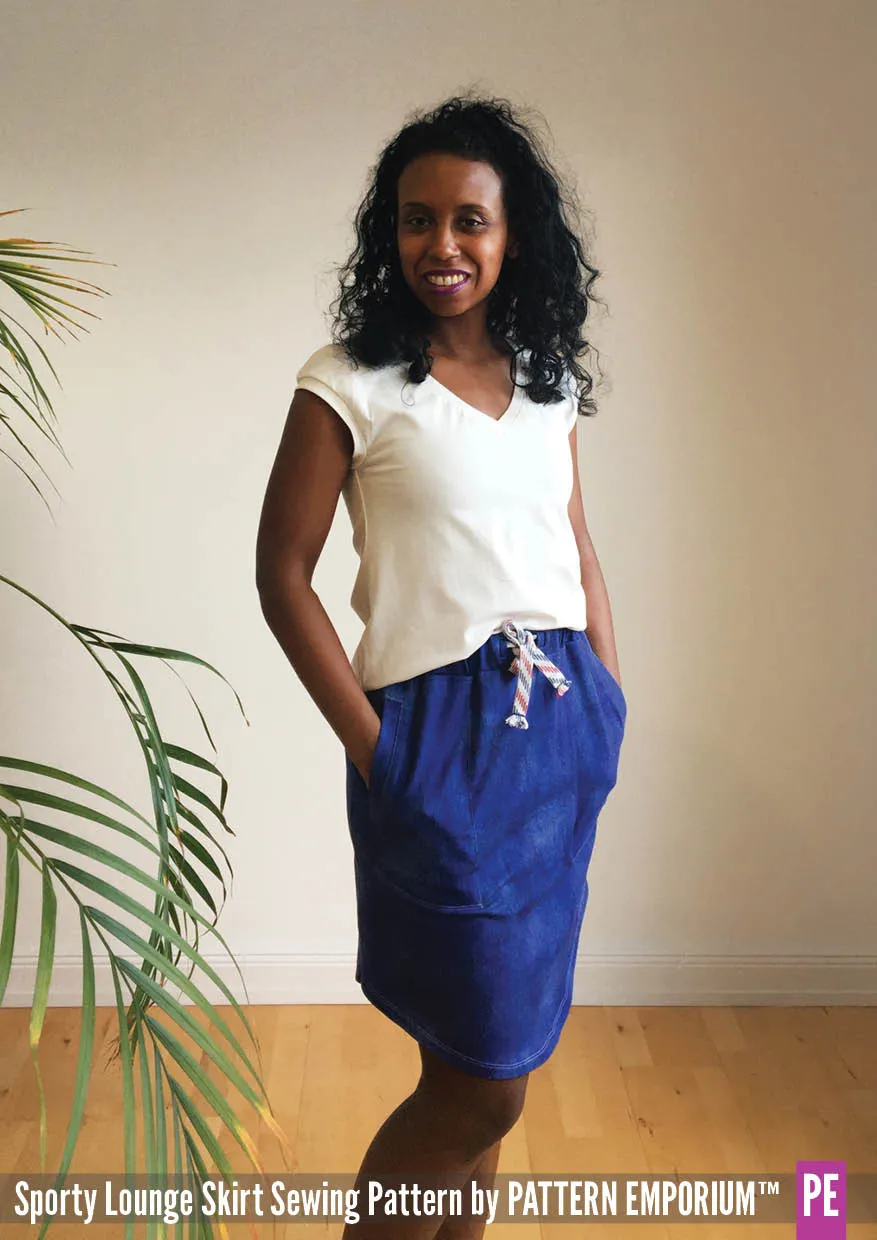 Sporty Lounge Skirt | Sewing Pattern
