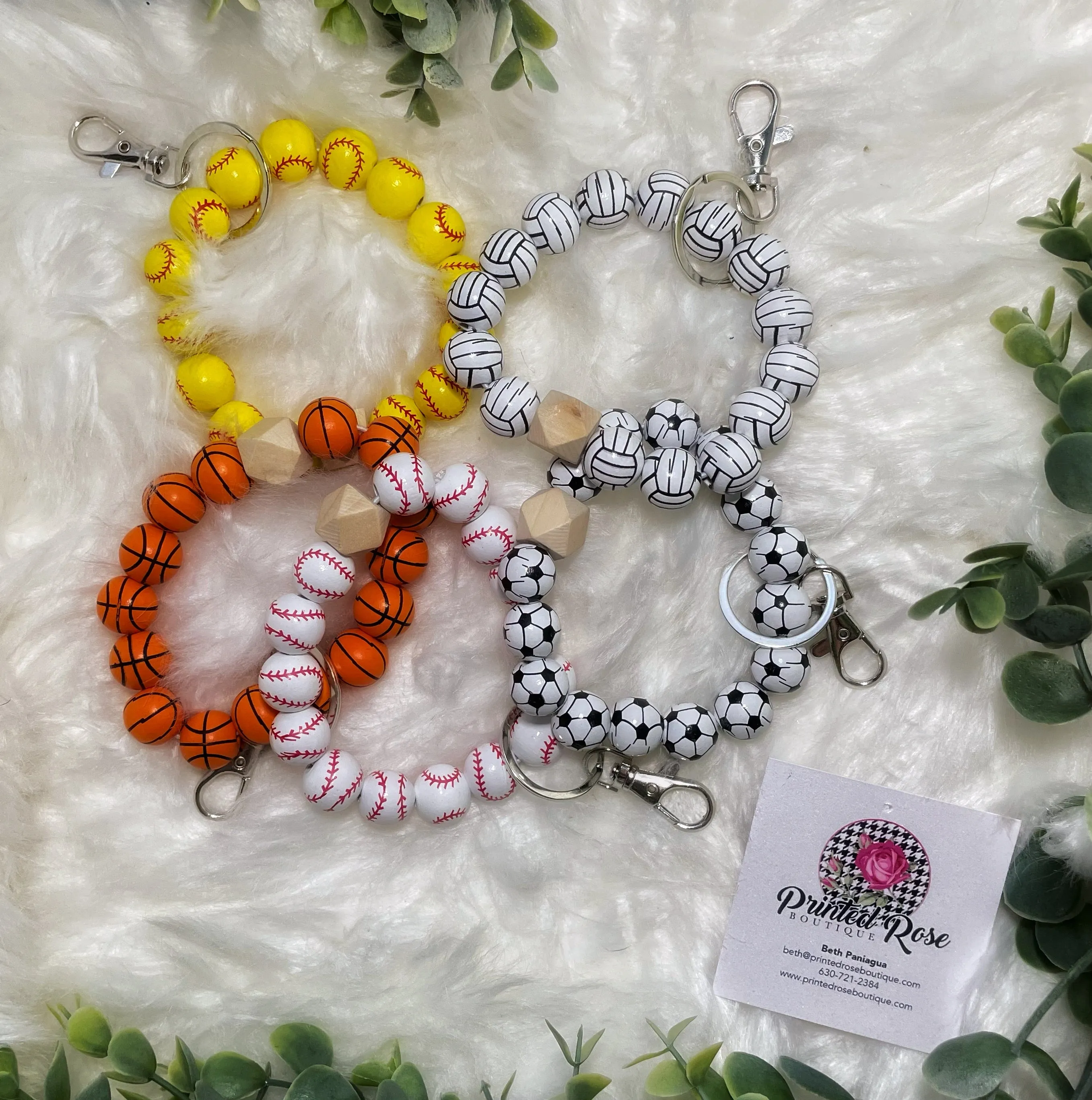 Sporty Love Keychains