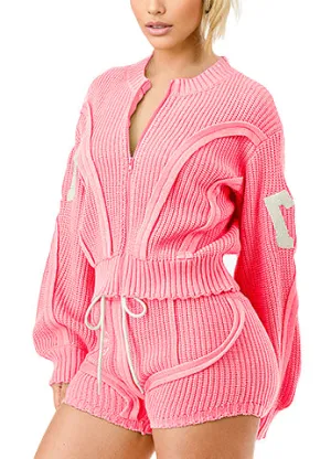 SPORTY SHORT SWEATER SET(MMS9004) <Bundle>