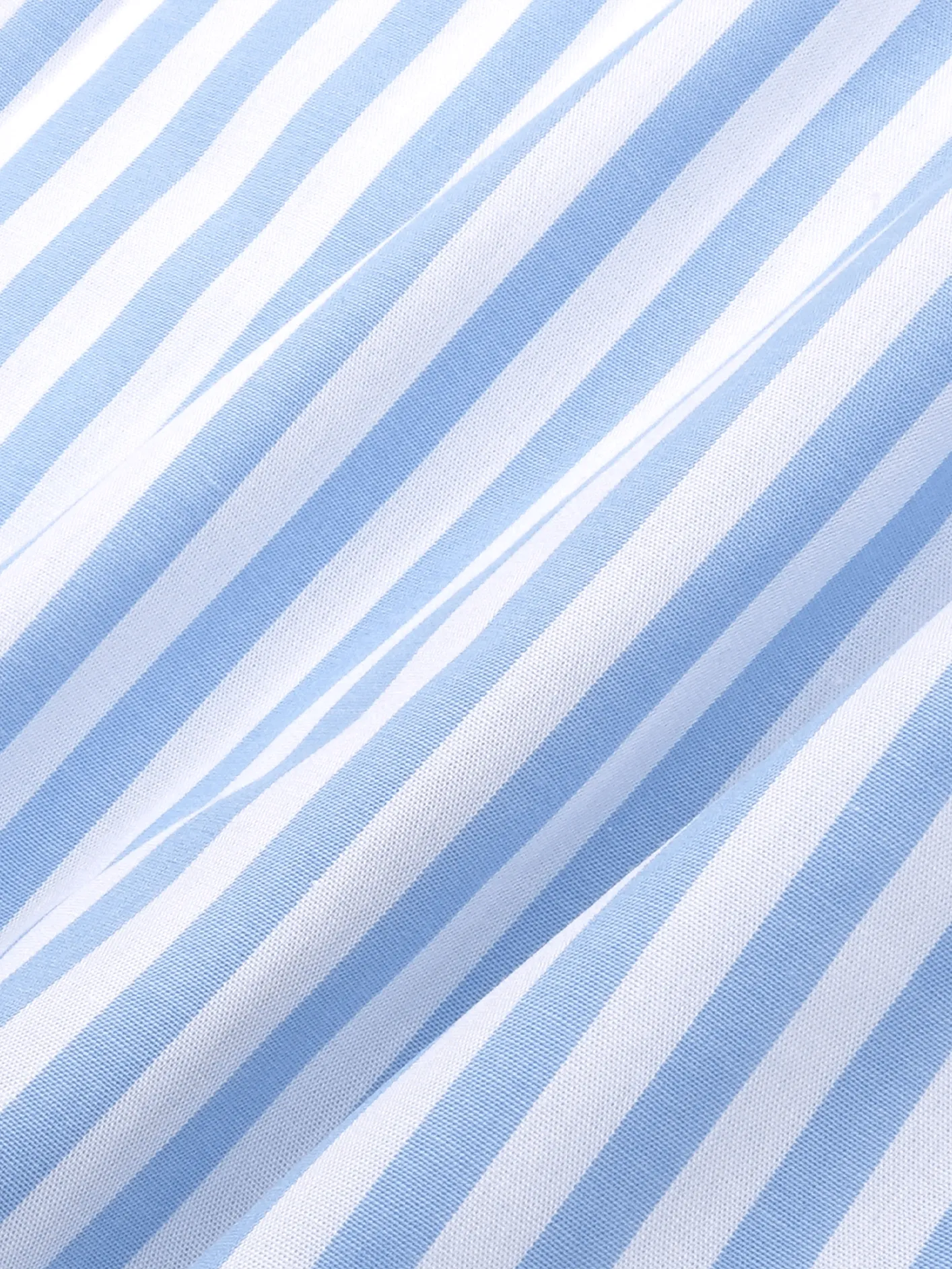 SRC Embroidered Button Down Shirt - White/Sky Blue
