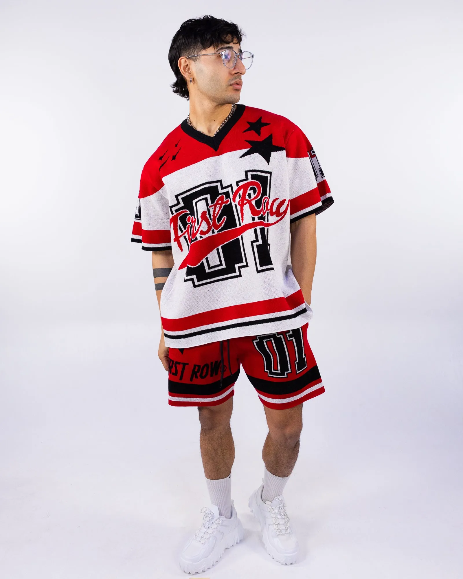 Star Varsity Men's Red Knit Tee