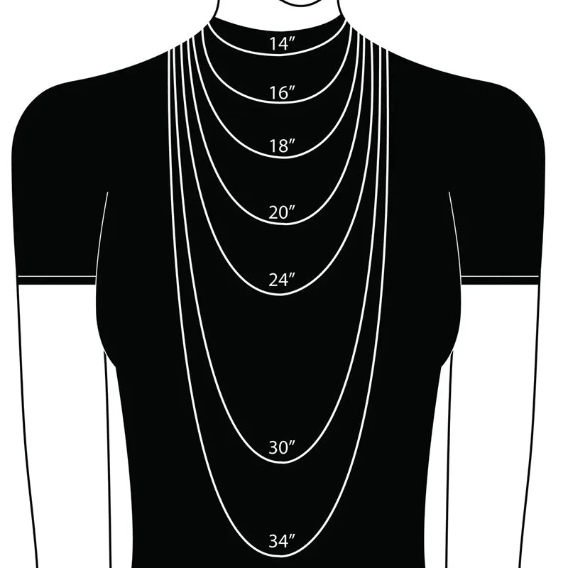 Sterling Silver Princess Cut Created White Diamond Pendant Necklace