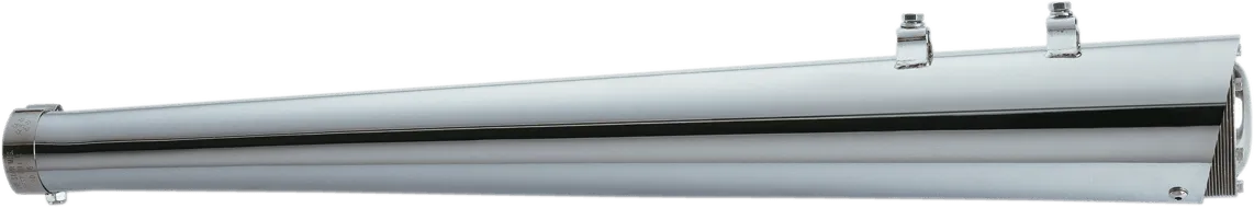 SuperTrapp 728-78054 Chrome Megaphone Slip-Ons - Slash-Cut Style - Chrome