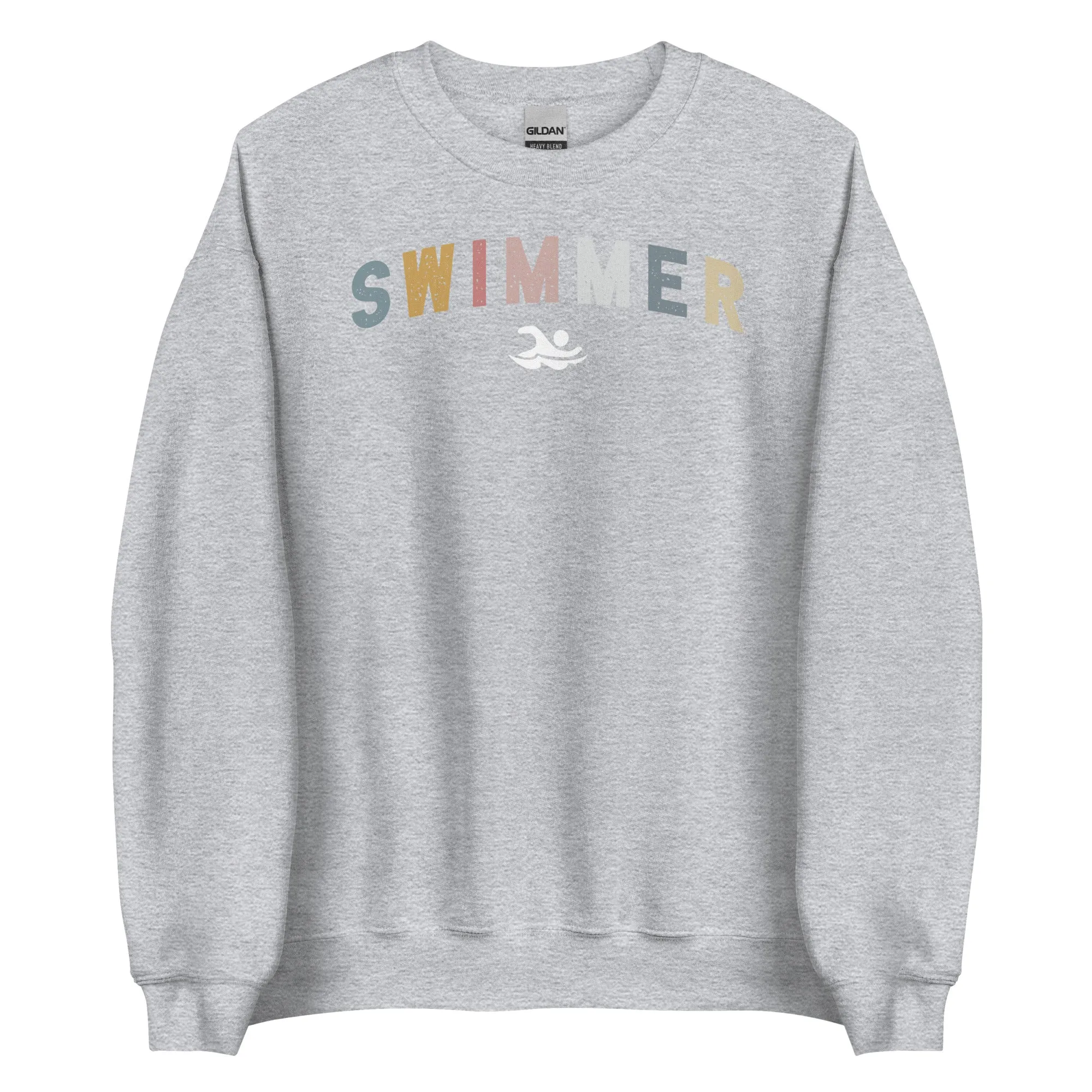 Swimmer Retro Unisex Staple Crewneck Sweatshirt