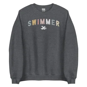 Swimmer Retro Unisex Staple Crewneck Sweatshirt